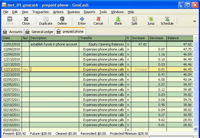 Gnucash Chart Of Accounts Template